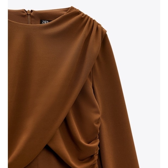 Zara DRAPED CROP TOP​ - Picture 5 of 5